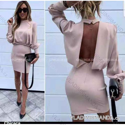 Blouse long sleeve with ruffles women (UNI S / L) ITALIAN FASHION IMK20159