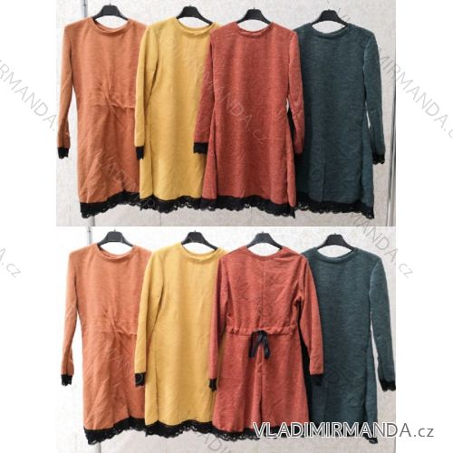 Blouse long sleeve with ruffles women (UNI S / L) ITALIAN FASHION IMK20159