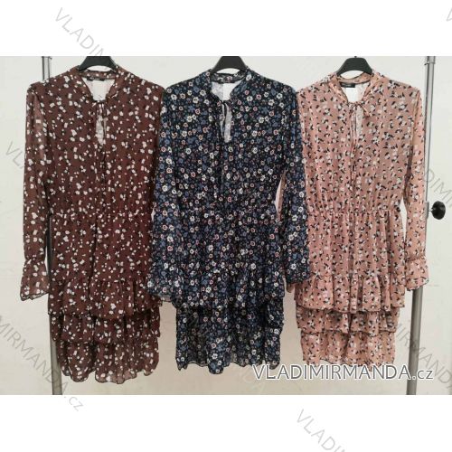Blouse long sleeve with ruffles women (UNI S / L) ITALIAN FASHION IMK20159