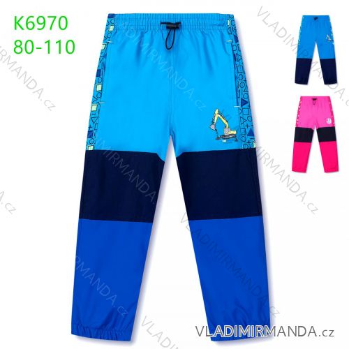 Trousers with padded padding for children youth girls and boys (116-146) KUGO D918