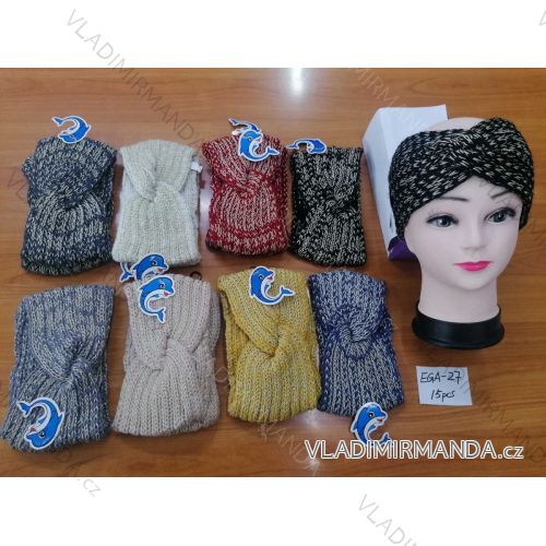 Women's knitted headband (ONE SIZE) DELFIN DEL20EGA-27