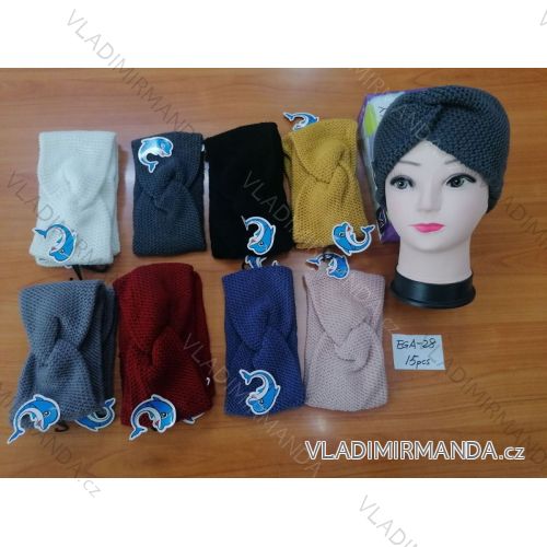 Women's knitted headband (ONE SIZE) DELFIN DEL20EGA-28