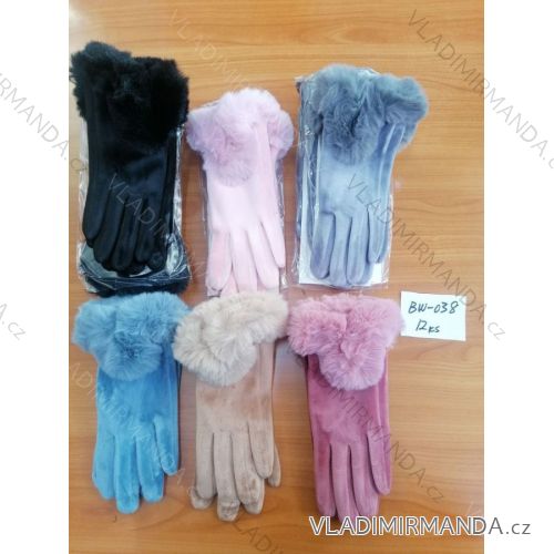 Winter gloves women (ONE SIZE) DELFIN DEL20BW-038