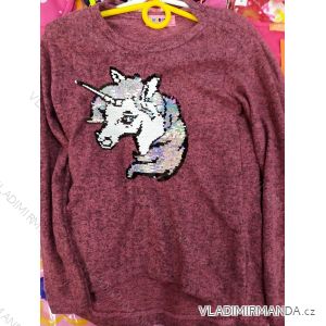 T-shirt warm short sleeve children's girls (98-128) Turkish MODA TVF20062