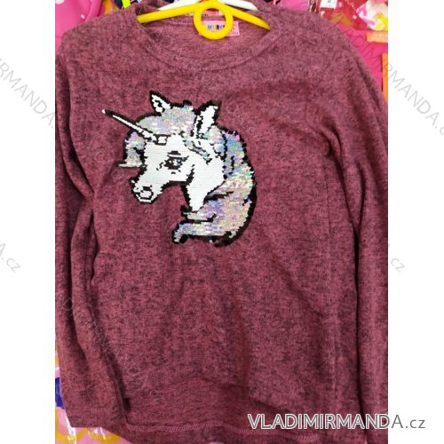 T-shirt warm short sleeve children's girls (98-128) Turkish MODA TVF20062