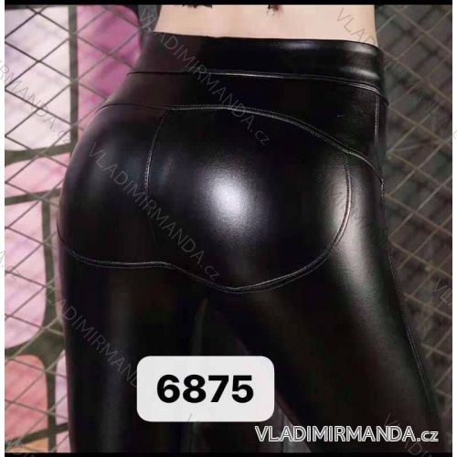 Long leggings WOMEN'S LEATHER (UNI S-M) ITALIAN FASHION IMM20FD3063