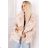 Jacket winter jacket with hood and fur women oversized (46-54) POLISH FASHION BLI19YP-18057-12