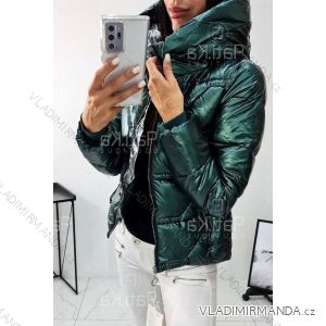 Jacket winter jacket with hood and fur women oversized (46-54) POLISH FASHION BLI19YP-18057-12