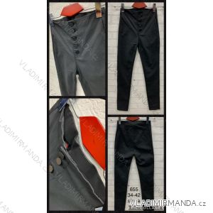 Leggings pants leatherette with zip (xs-m) Italian Fashion LML20003