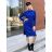 Summer long sleeve flowered women's dress (UNI S / L) ITALIAN FASHION IMK20150