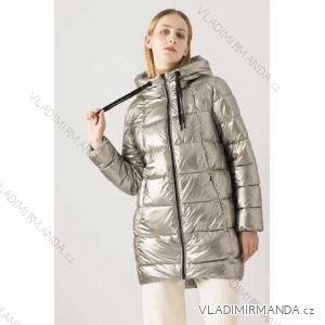 Jacket winter jacket with hood and fur women oversized (46-54) POLISH FASHION BLI19YP-18057-12