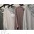 Blouse long sleeve with ruffles women (UNI S / L) ITALIAN FASHION IMK20159