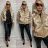 Jacket winter jacket with hood and fur women oversized (46-54) POLISH FASHION BLI19YP-18057-12