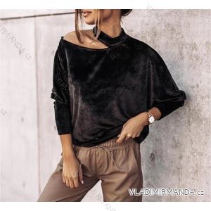 Blouse long sleeve with ruffles women (UNI S / L) ITALIAN FASHION IMK20159