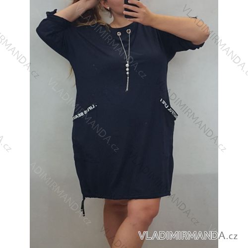 Women's short sleeve tunic (uni xL / 2XL) TURKISH FASHION TM9200691