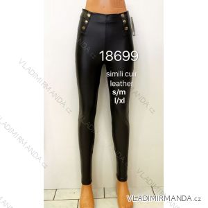 Leggings pants leatherette with zip (S-XL) JEANS JWA20035