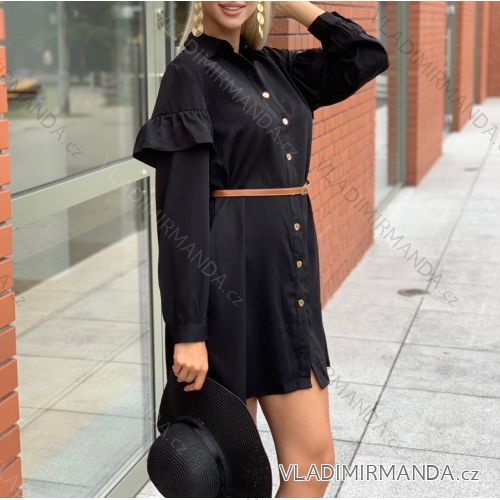 Summer long sleeve flowered women's dress (UNI S / L) ITALIAN FASHION IMK20150