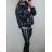 Jacket winter jacket with hood and fur women oversized (46-54) POLISH FASHION BLI19YP-18057-12