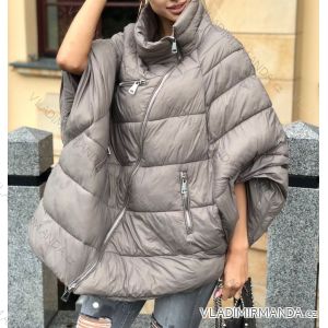 Jacket winter jacket with hood and fur women oversized (46-54) POLISH FASHION BLI19YP-18057-12