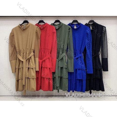 Dress with 3/4-sleeve ladies pocket (uni sl) ITALIAN Fashion IMWD20523