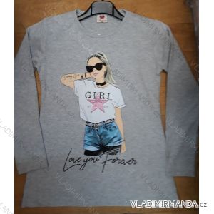 Sweatshirt long sleeve warm children adolescent girls (128-158) TUZZY TURKISH FASHION TM219166