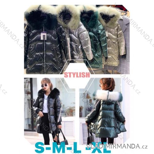 Winter jacket jacket with ladies' fur (s-xxl) S-WEST FASHION B1032-30