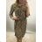 Elegant long sleeve dress for women (UNI S / L) ITALIAN FASHION IMWA20996