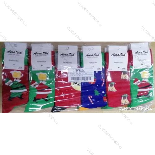 Men's Socks Classic Christmas (39-46) AURA.VIA PON19SF5366