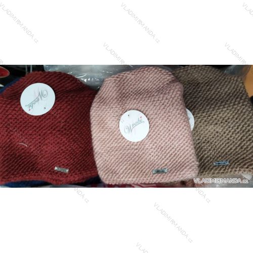 Women's warm winter fleece hat (ONE SIZE) WROBI POLAND PV919036