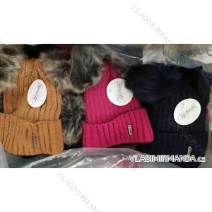 Women's warm winter fleece hat (ONE SIZE) WROBI POLAND PV919036