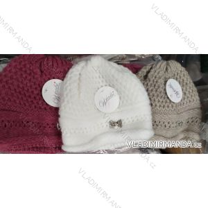 Women's warm winter fleece hat (ONE SIZE) WROBI POLAND PV919036