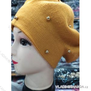 Women's cap with stones (uni) WOOLK POLAND PV417027