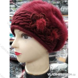 Women's cap with stones (uni) WOOLK POLAND PV417027