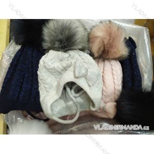 Girls' winter warm cap (2-5 years) POLAND PRODUCTION PV919012