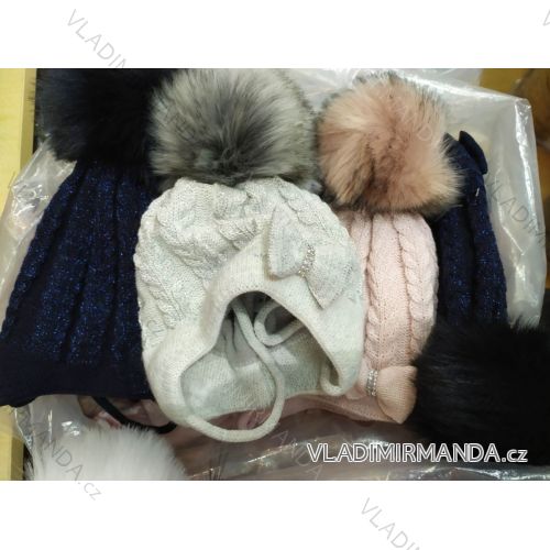 Girls' winter warm cap (2-5 years) POLAND PRODUCTION PV919012