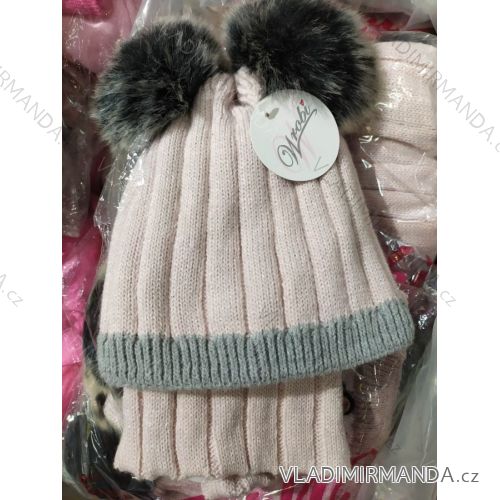 Girls' winter warm cap (2-5 years) POLAND PRODUCTION PV919012