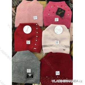 Women's warm winter fleece hat (ONE SIZE) WROBI POLAND PV919036