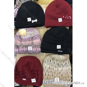 Women's warm winter fleece hat (ONE SIZE) WROBI POLAND PV919036