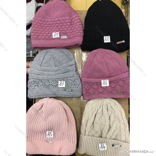 Women's warm winter fleece hat (ONE SIZE) WROBI POLAND PV919036