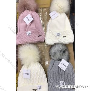 Women's warm winter fleece hat (ONE SIZE) WROBI POLAND PV919036