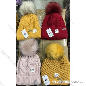 Women's warm winter fleece hat (ONE SIZE) WROBI POLAND PV919036