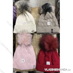 Women's warm winter fleece hat (ONE SIZE) WROBI POLAND PV919036