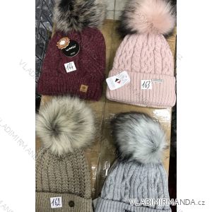 Women's warm winter fleece hat (ONE SIZE) WROBI POLAND PV919036