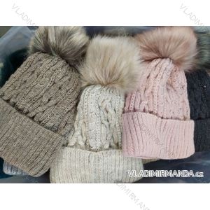 Women's warm winter fleece hat (ONE SIZE) WROBI POLAND PV919036