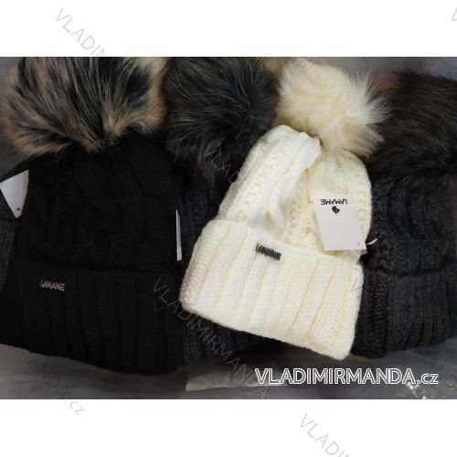 Women's warm winter fleece hat (ONE SIZE) WROBI POLAND PV919036