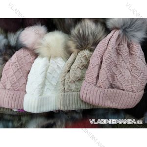 Women's warm winter fleece hat (ONE SIZE) WROBI POLAND PV919036