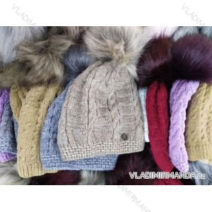 Women's warm winter fleece hat (ONE SIZE) WROBI POLAND PV919036