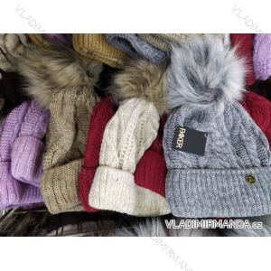 Women's warm winter fleece hat (ONE SIZE) WROBI POLAND PV919036