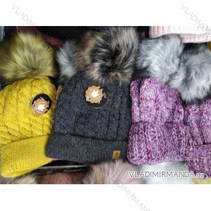 Women's warm winter fleece hat (ONE SIZE) WROBI POLAND PV919036