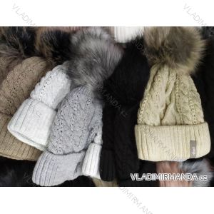 Women's warm winter fleece hat (ONE SIZE) WROBI POLAND PV919036